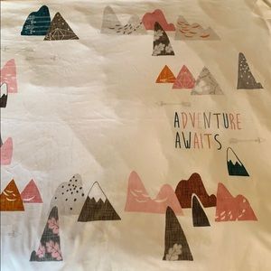 Baby milestone blanket fabric